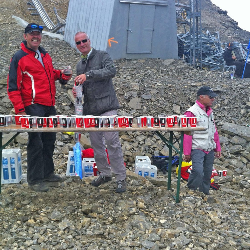 Coca Cola am Glacier 3000 Run