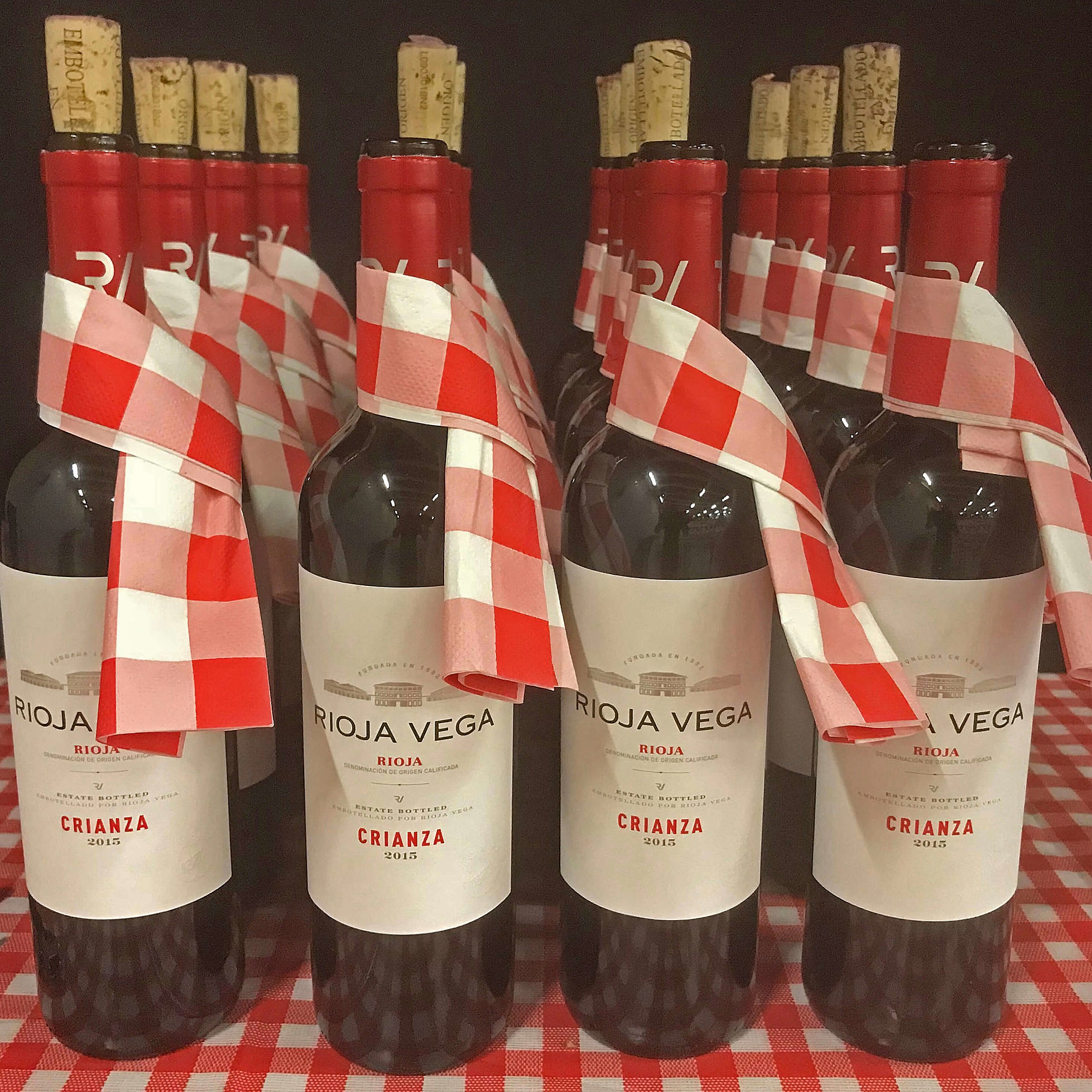 Weinflaschen Rioja Vega